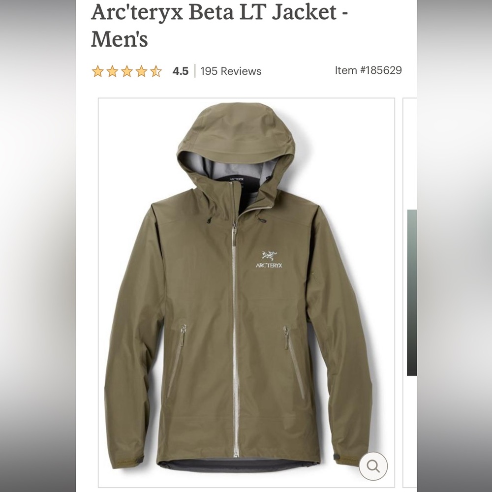 Arc’teryx Beta LT mens M